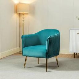 home lifestylez Celeo Accent Chair in Blue Colour-picture-8