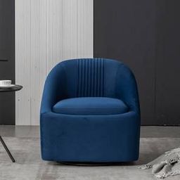 home lifestylez Chrishun Accent Chair in Navy Blue Colour-picture-15