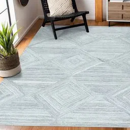 saraswati global Glencoe Blue Cotton 4 X 6 Feet Carpet-picture-44