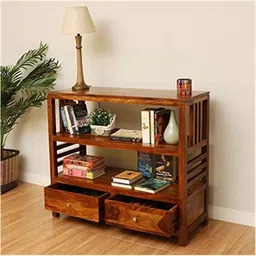new shilpi handicrafts Mika Solid Wood Console Table in Brown Finish-picture-20
