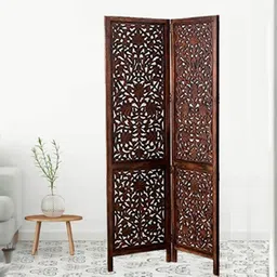 new shilpi handicrafts Calli Solid Wood Room Divider in Brown Colour-picture-40