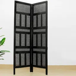 new shilpi handicrafts Briley Solid Wood Room Divider in Brown Colour-picture-44