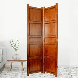 new shilpi handicrafts Kalene Solid Wood Room Divider in Brown Colour-picture-42
