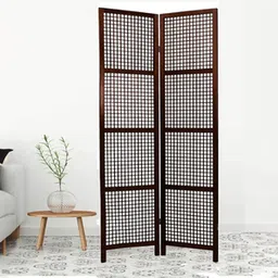 new shilpi handicrafts Orna Solid Wood Room Divider in Brown Colour-picture-37