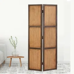 new shilpi handicrafts Rozann Solid Wood Room Divider in Brown Colour-picture-13