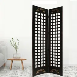 new shilpi handicrafts Livy Solid Wood Room Divider in Brown Colour-picture-41