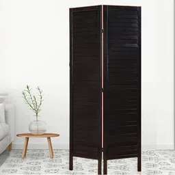 new shilpi handicrafts Eilah Solid Wood Room Divider in Brown Colour-picture-0