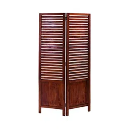 new shilpi handicrafts Iolanda Solid Wood Room Divider in Brown Colour-picture-39