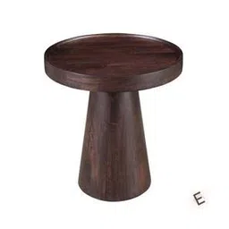 Solid Wood Side Table in Dark Walnut Finish-image-31