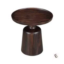 Solid Wood Side Table in Dark Walnut Finish-image-33
