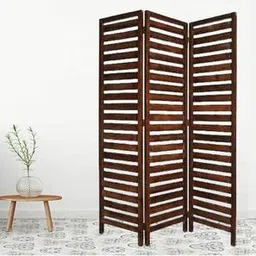new shilpi handicrafts Solid Wood Room Divider in Brown Colour-picture-32