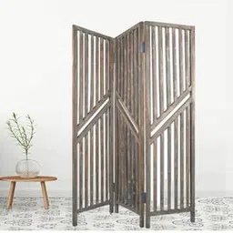 new shilpi handicrafts Solid Wood Room Divider in Brown Colour-picture-14