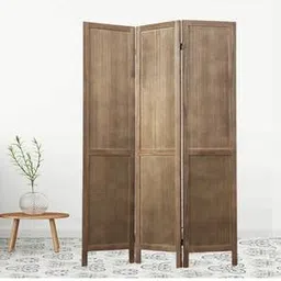 new shilpi handicrafts Solid Wood Room Divider in Brown Colour-picture-8