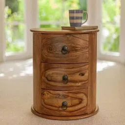 the home dekor Acropolis Solid Wood Side Table in Melamine Finish-picture-45