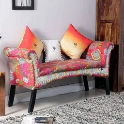 the home dekor Amira Solid Wood Bench in Melamine Brown Finish-picture-38