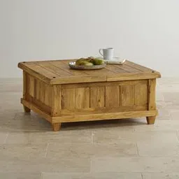 the home dekor Coffee Square Solid Wood Coffee Table in Melamine Finish-picture-28