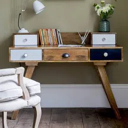 the home dekor Multi Solid Wood Study Table in Melamine Finish-picture-38