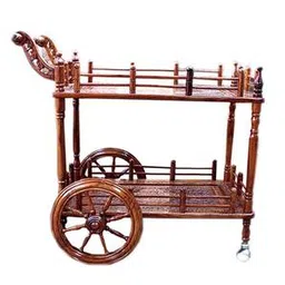 new shilpi handicrafts Solid Wood Bar Cabinet in Glossy Finish-picture-23