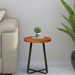 globally indian Williams Solid Wood Bedside Table in Natural Finish-picture-37
