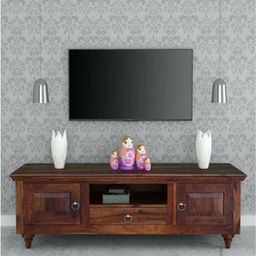 globally indian Byron Solid Wood TV Unit in Provincial Teak Finish-picture-37