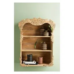 woodenmood Brown Solid Wood Wall Shelf-picture-31
