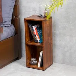 a tiny mistake Teak Tint Solid Wood Bookshelf in Teak Finish-picture-38