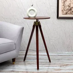pristine interiors Yairni Solid Wood Side Table in Polished Finish-picture-41