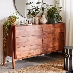 woodenmood Wallace Solid Wood Chest of 6 Drawers in Matte Finish-picture-42