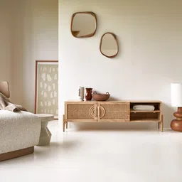 woodenmood Ziggy Solid Wood TV Unit in Natural Finish-picture-25