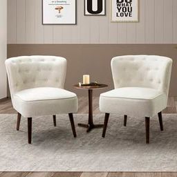 home lifestylez Azal Accent Chair in Cream Colour-picture-9