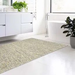saraswati global Golden Stripes Hand Woven Wool Carpet-picture-5