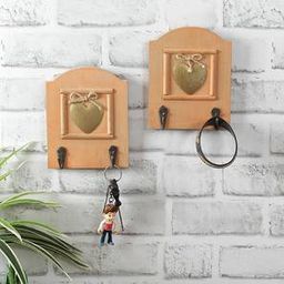 aapno rajasthan Light Gold Solid Wood Wall Accent-picture-29