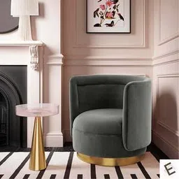 Bateau Lounge Chair in Dark Grey Colour-image-43