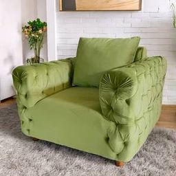 ikiriya Jackson Accent Chair in Green Colour-picture-12