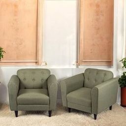 ikiriya Lounge Chair in Green Colour-picture-0