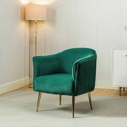 home lifestylez Celeo Accent Chair in Green Colour-picture-7