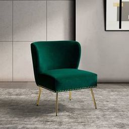 home lifestylez Rabel Accent Chair in Green Colour-picture-20