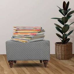 globally indian Astrid Solid Wood Ottoman-picture-43