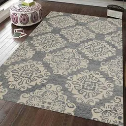 saraswati global Grey Modern Hand Tufted Wool Carpet-picture-25
