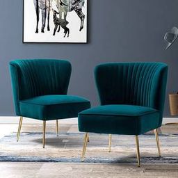 home lifestylez Crimson Fabric Accent Chair - Set of 2-picture-12