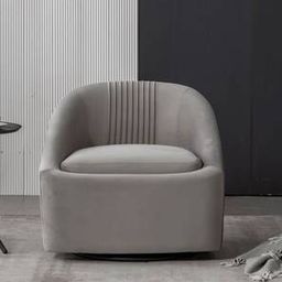 home lifestylez Chrishun Accent Chair in Grey Colour-picture-5