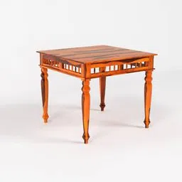 woodenmood Harlin 4 Seater Honey Oak Dining Table-picture-2