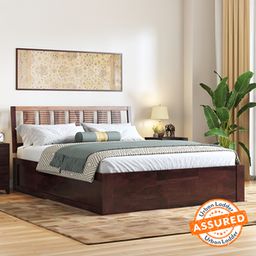 urban ladder Cairo Solid Wood King Size Box Storage Bed in Dual Tone Finish-picture-22