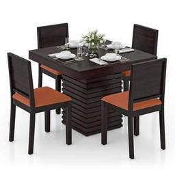 urban ladder Julian Solid Wood 4 Seater Dining Set in-picture-49
