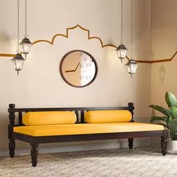 urban ladder Emma Diwan in Matte Mustard Yellow Colour-picture-41