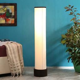 devansh Chaka White Cotton Shade Floor Lamp-picture-17