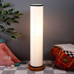 devansh Neil Multicolour Cotton Shade Floor Lamp-picture-2