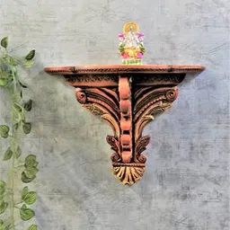 disoo fashions Tony Multicolor Solid Wood Wall Shelf-picture-34