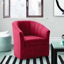 home lifestylez Barrin Accent Chair in Maroon Colour-picture-4