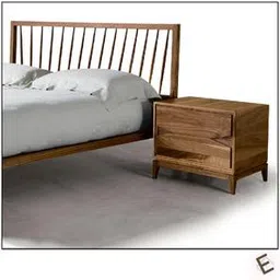 expressionist by mohanbir Batik Solid Wood Bedside Table in Natural Finish-picture-33